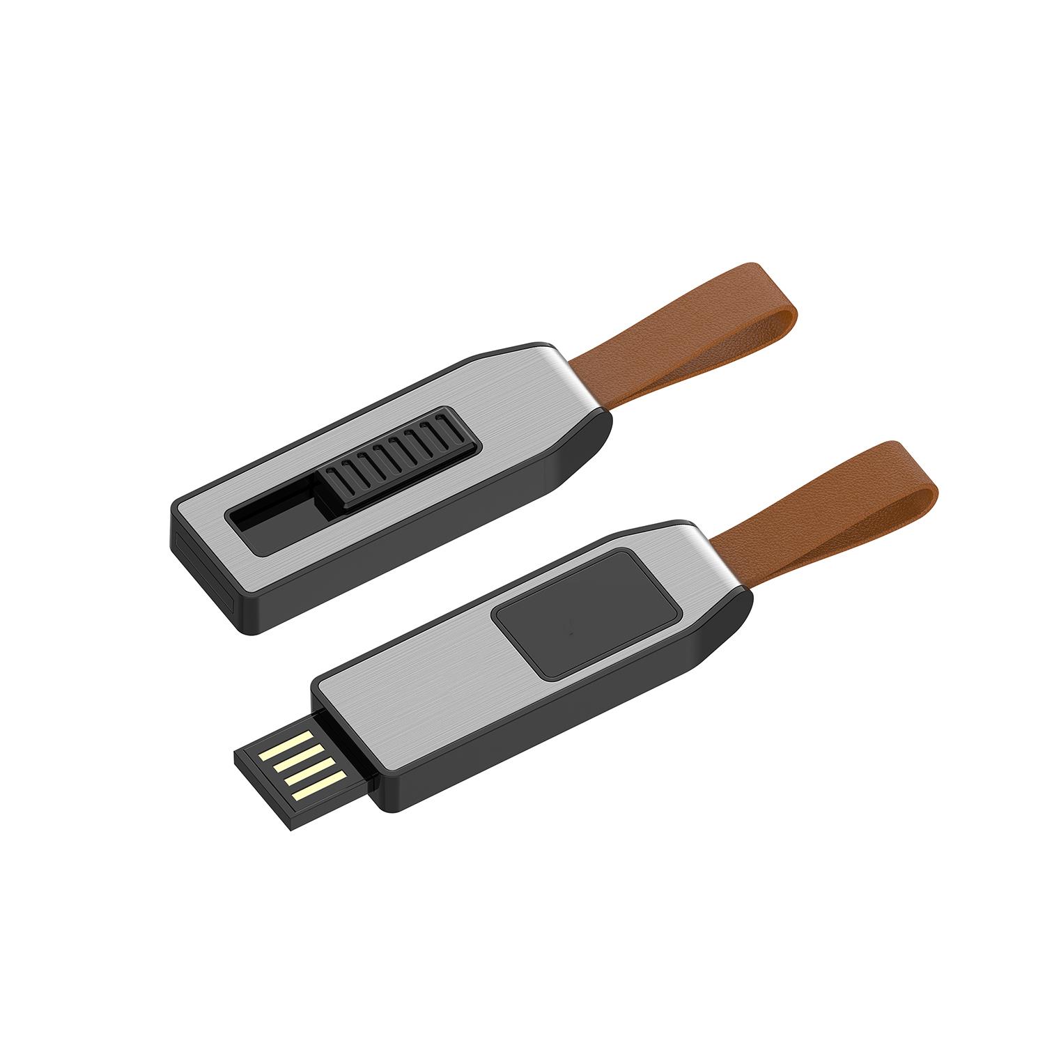 USB-Stick LED 04 USB 2.0 COB   2 GB Schwarz