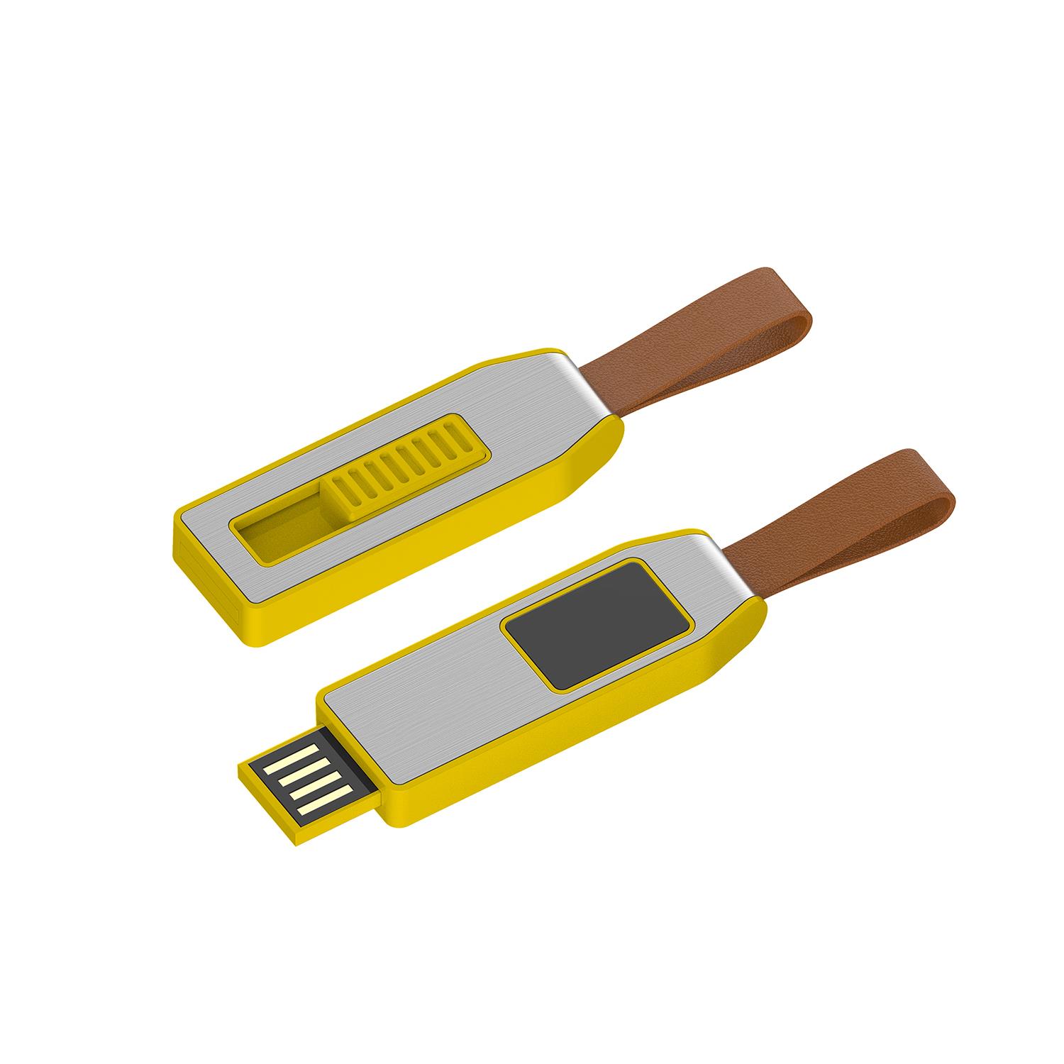 USB-Stick LED 04 USB 2.0 COB   8 GB Gelb