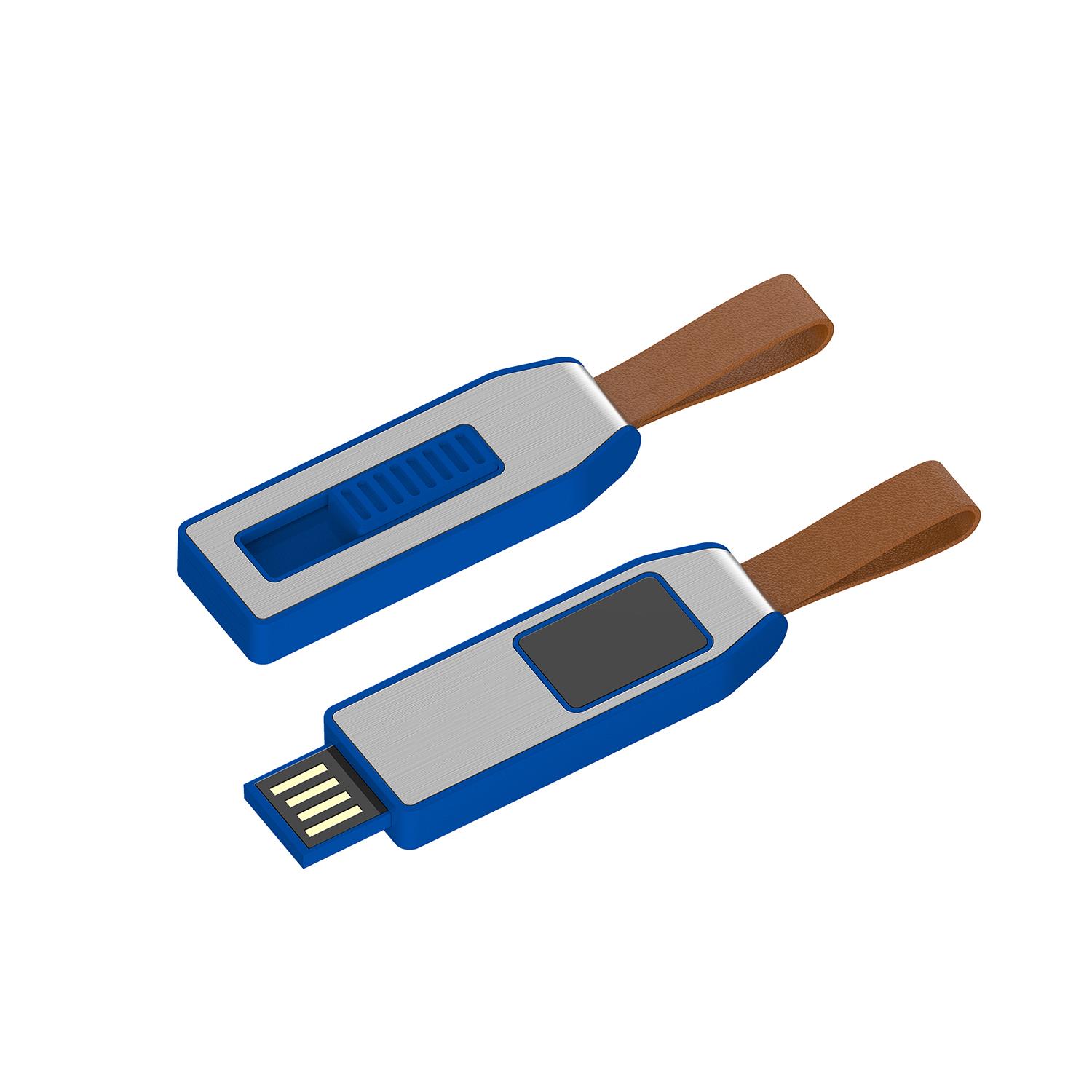 USB-Stick LED 04 USB 2.0 COB  32 GB Blau