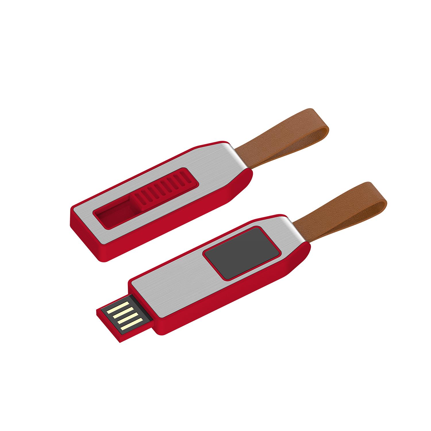 USB-Stick LED 04 USB 2.0 COB  32 GB Rot
