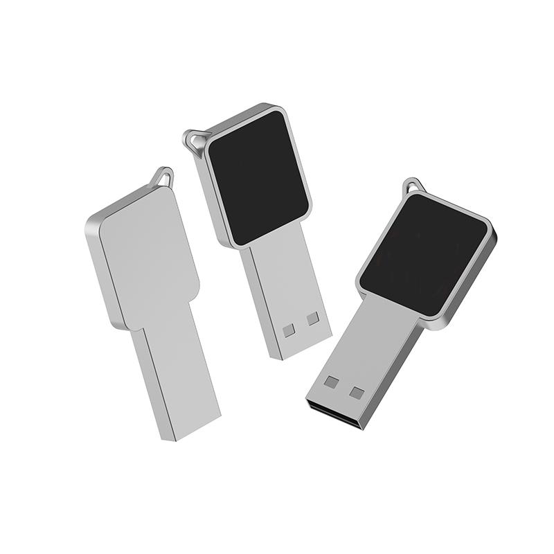 USB-Stick LED 08 USB 2.0 COB   4 GB Silber