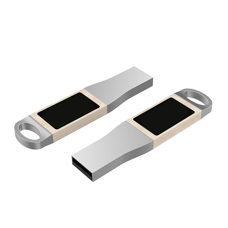USB-Stick LED 09 USB 2.0 COB   2 GB Bambus