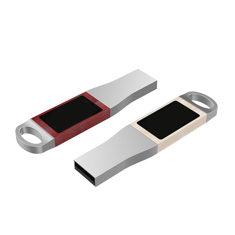 USB-Stick LED 09 USB 3.0 COB 128 GB Rotholz