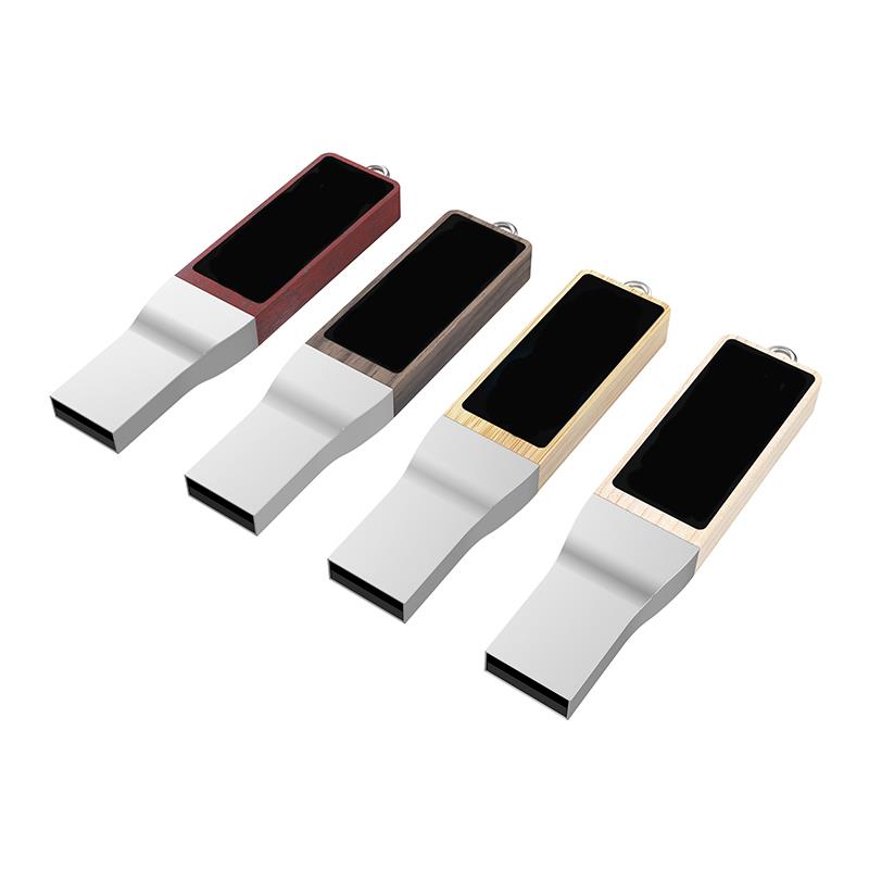 USB-Stick LED 10 USB 2.0 COB  32 GB Nussbaum