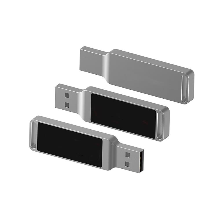 USB-Stick LED 11 USB 2.0 COB   4 GB Silber
