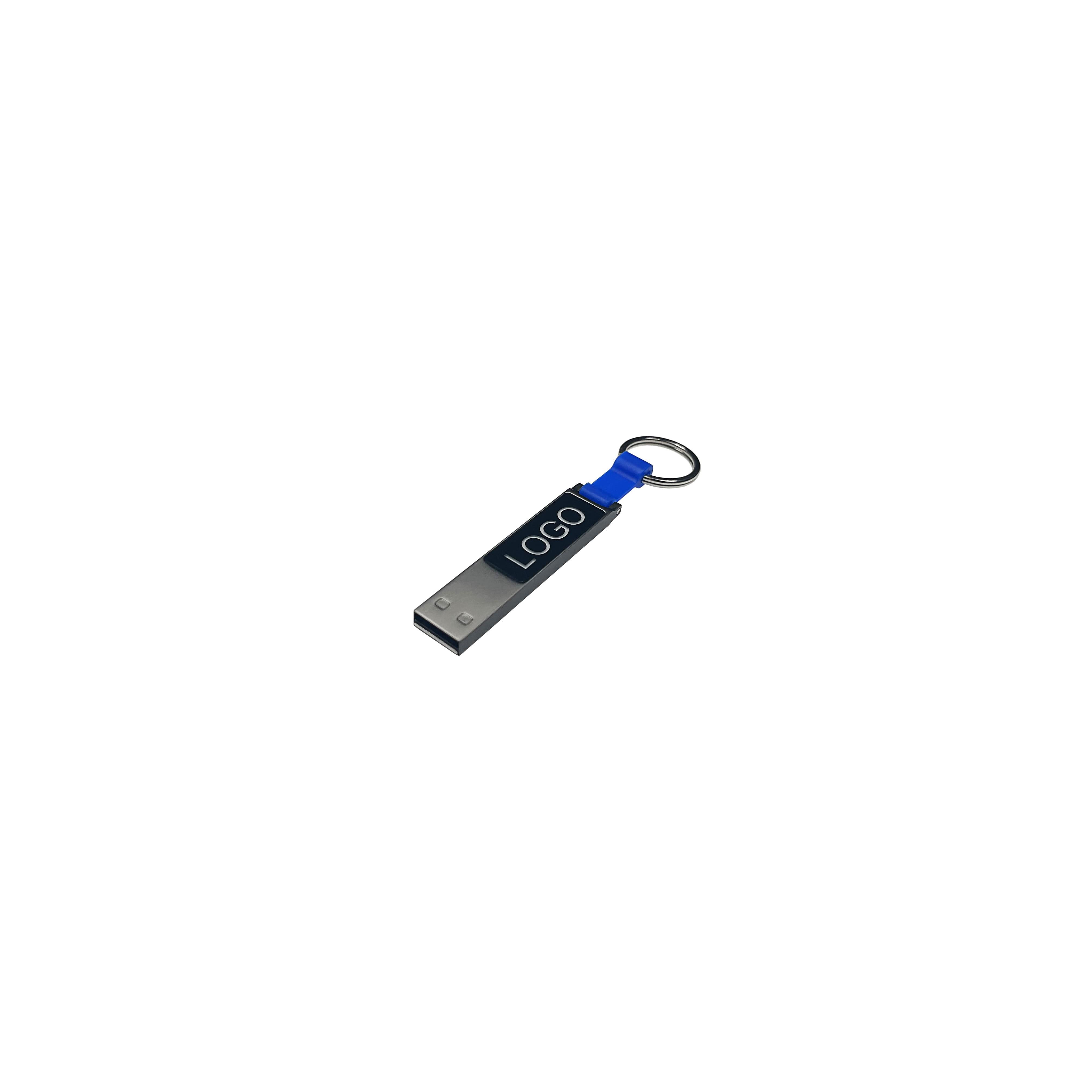 USB-Stick LED 12 USB 2.0 COB   8 GB schwarz/blau