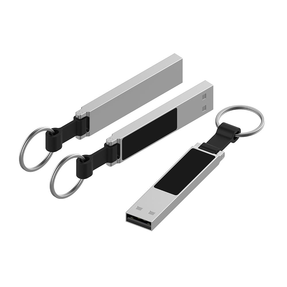USB-Stick LED 12 USB 2.0 COB  16 GB Silber/Schwarz