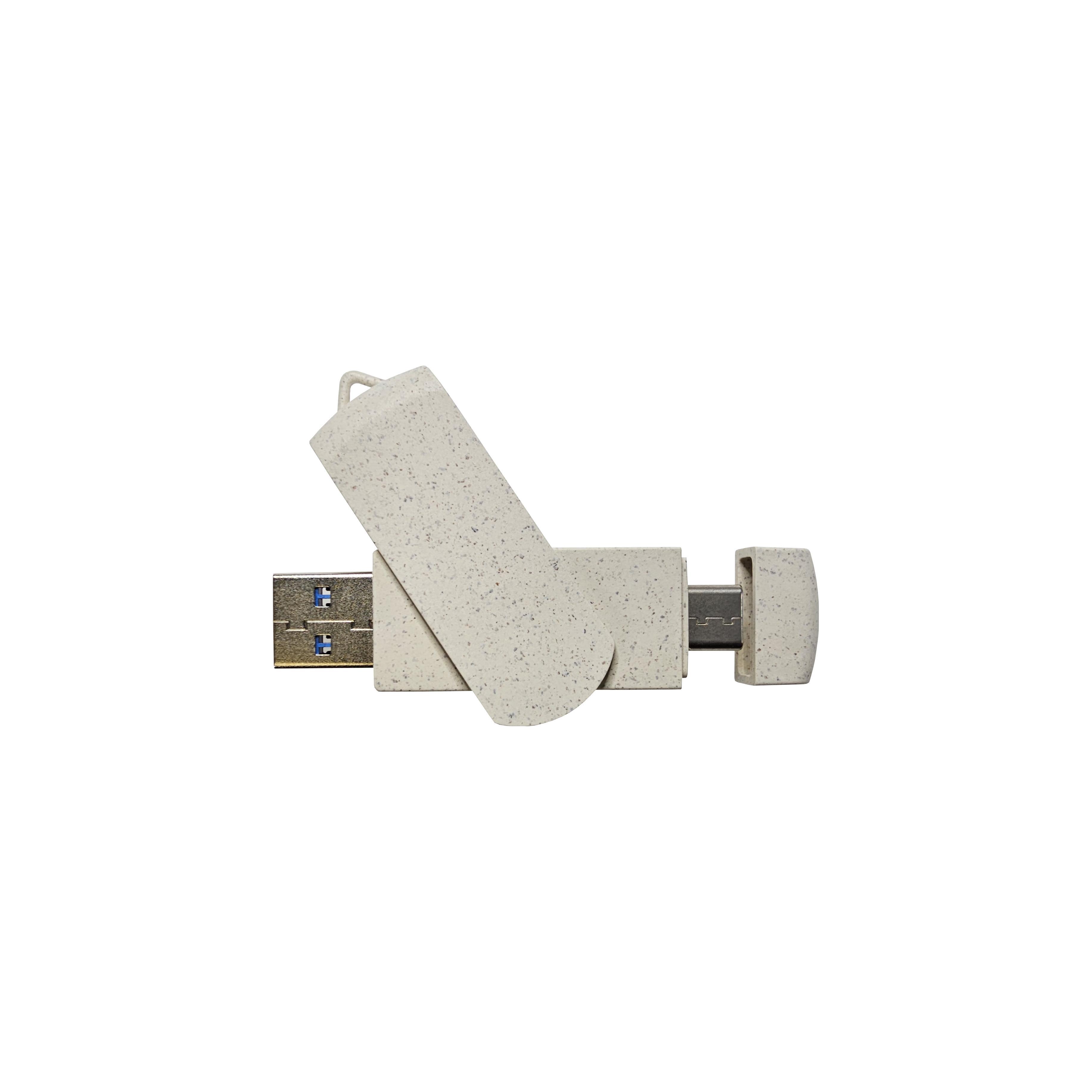 USB-Stick OTG C05-A Typ C USB 2.0 Flash Disk   8 GB Weizenstroh