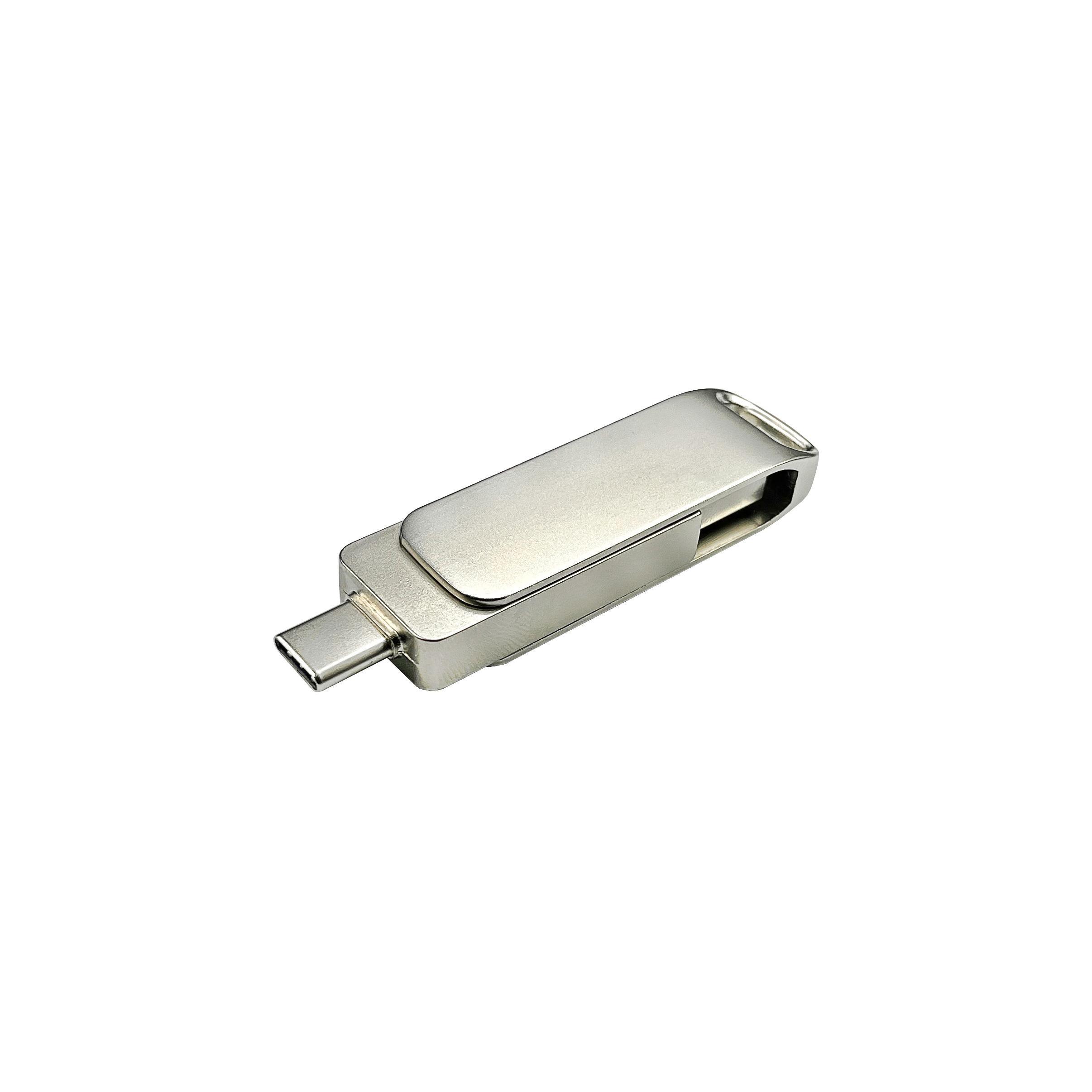 USB-Stick 2in1 OTG 11 USB 3.0 Flash Disk  32 GB Silber