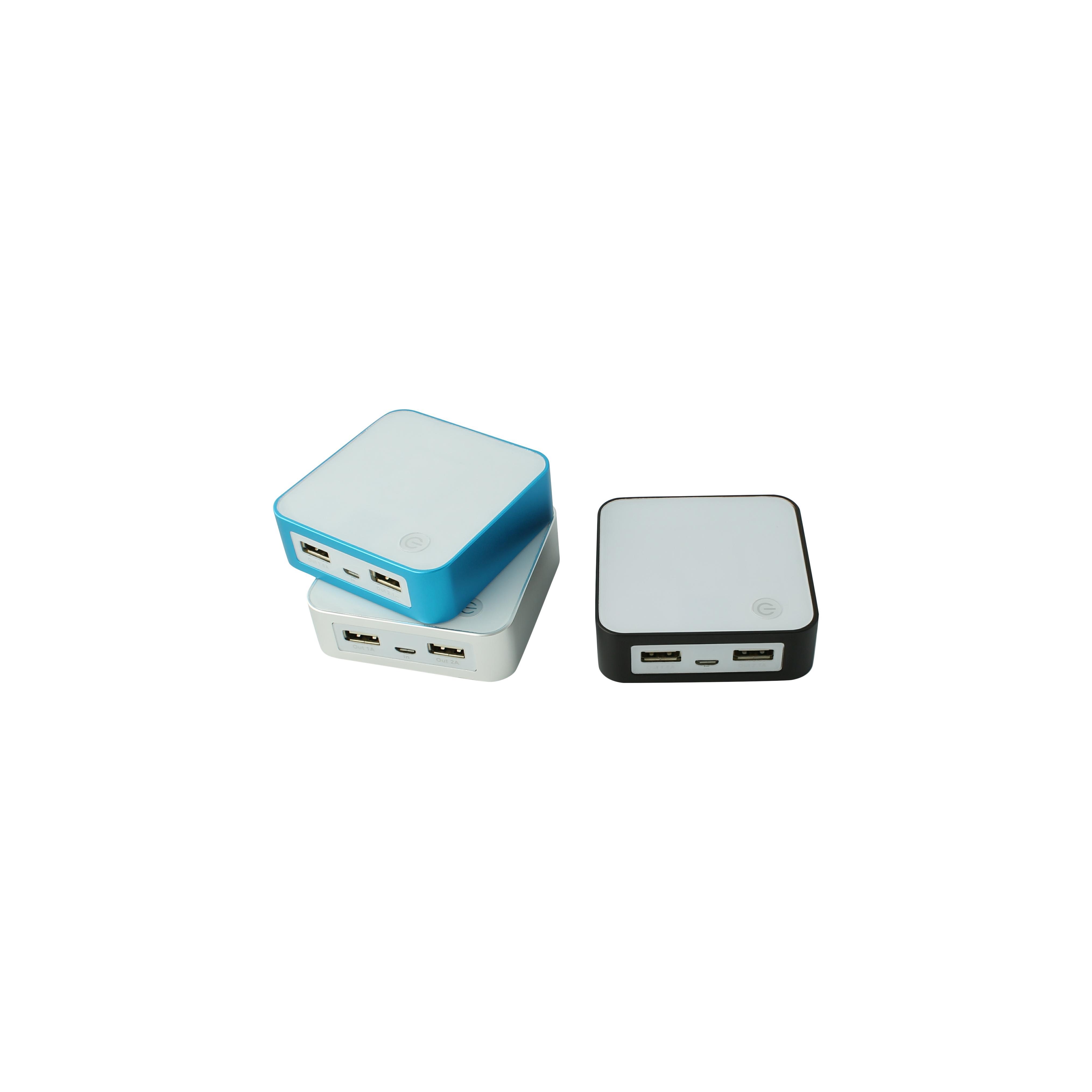 Powerbank PB-22 7800 mAh Weiß/Silber