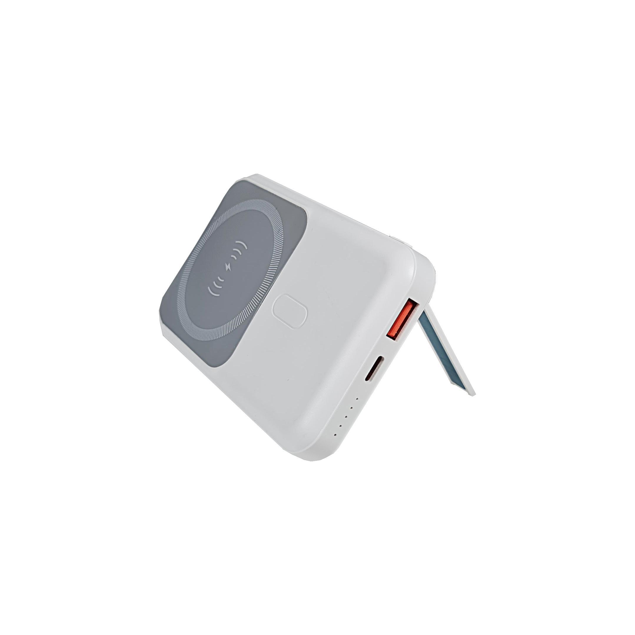 Magnetic Powerbank PB-68 QI Wireless Charging 10000 mAh Weiß