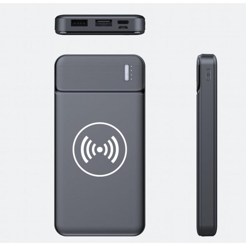 Powerbank PB-103 QI Wireless Charging 5W und 4000 mAh Akku Schwarz (matt)