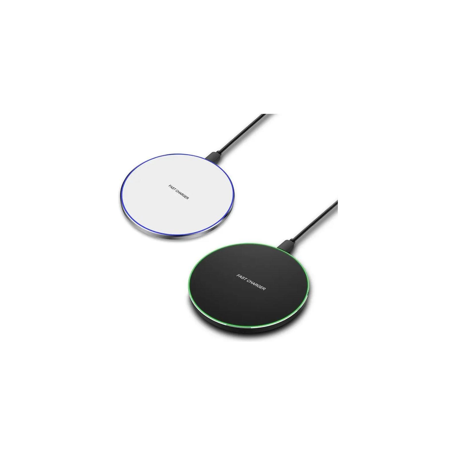 Wireless Charger LED-Ring 10W Weiß