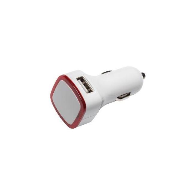 Car Charger 01 (3,1 A) Rot Transparent