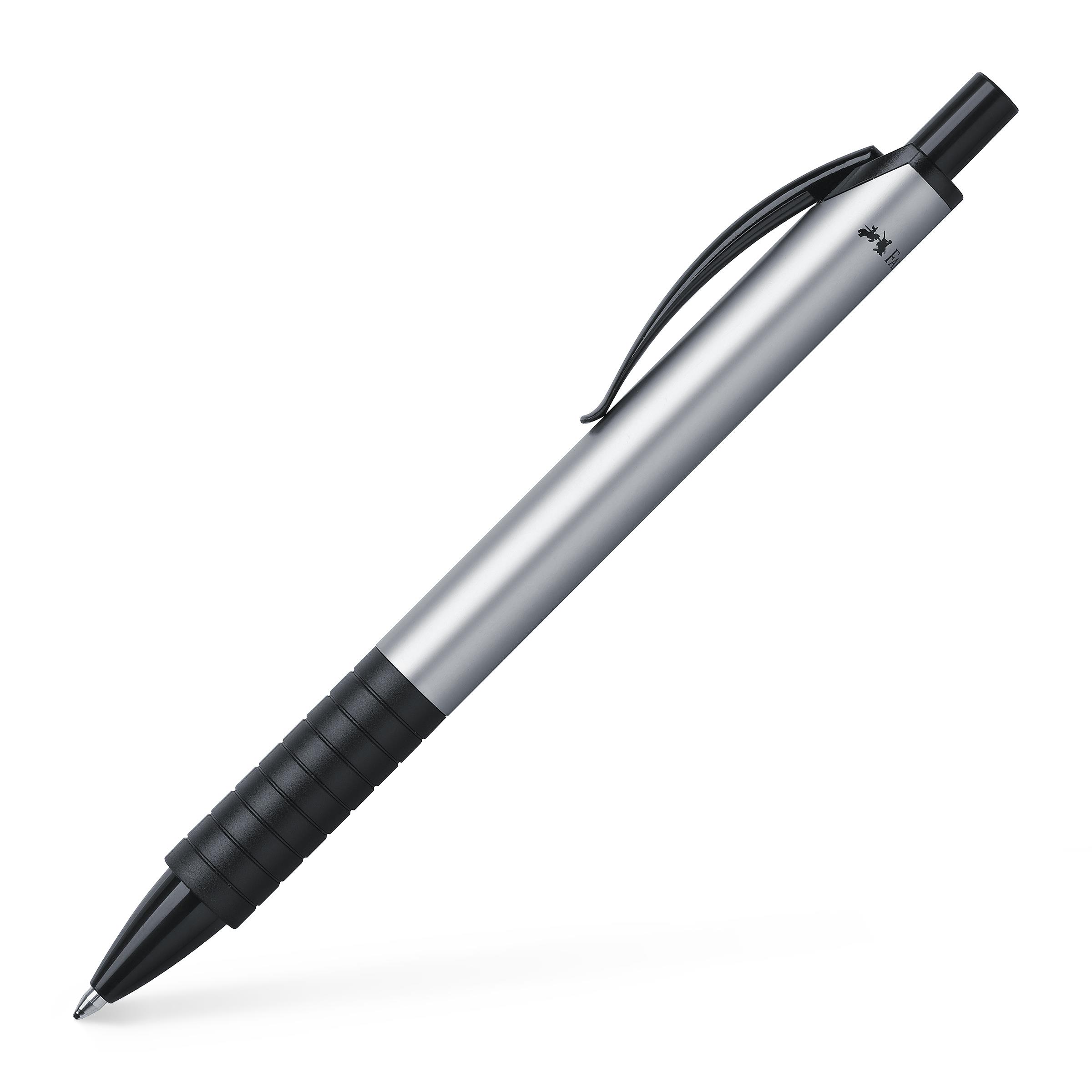 Basic Alu Kugelschreiber Silber Faber-Castell