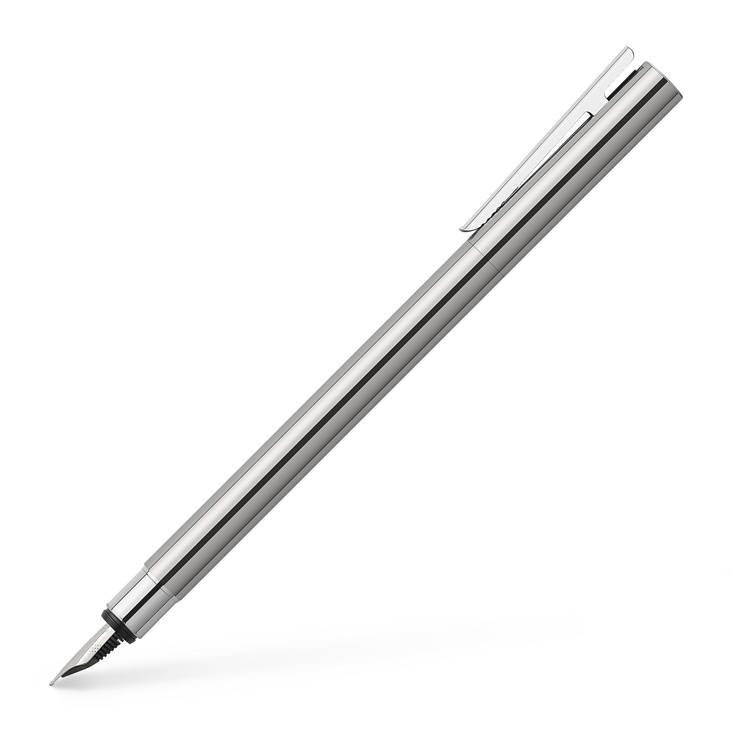 Neo Slim Metall glaenzend Fuellfederhalter Faber-Castell
