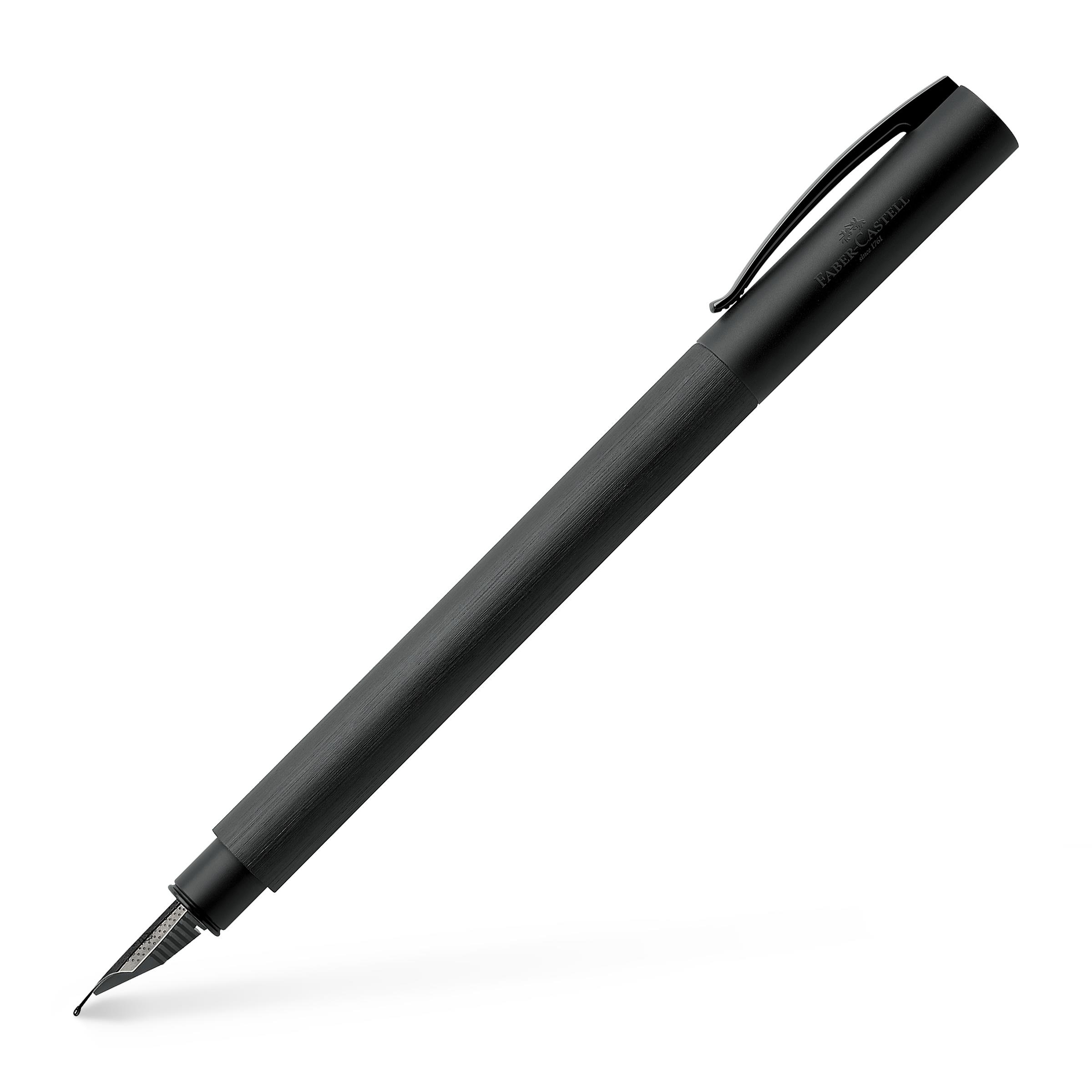 Ambition All Black Füllfederhalter Faber-Castell