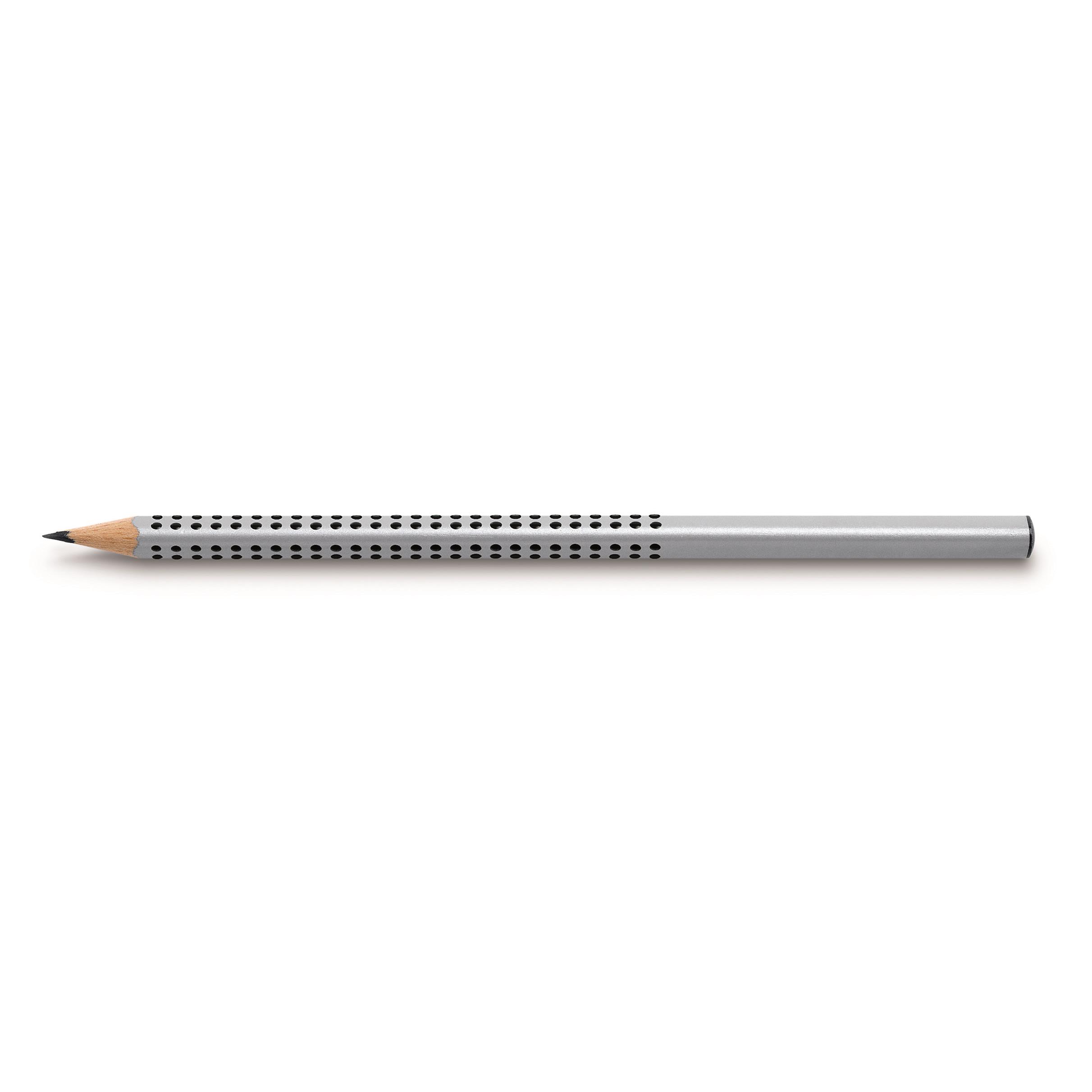 Bleistift Grip 2001 Silber Faber-Castell