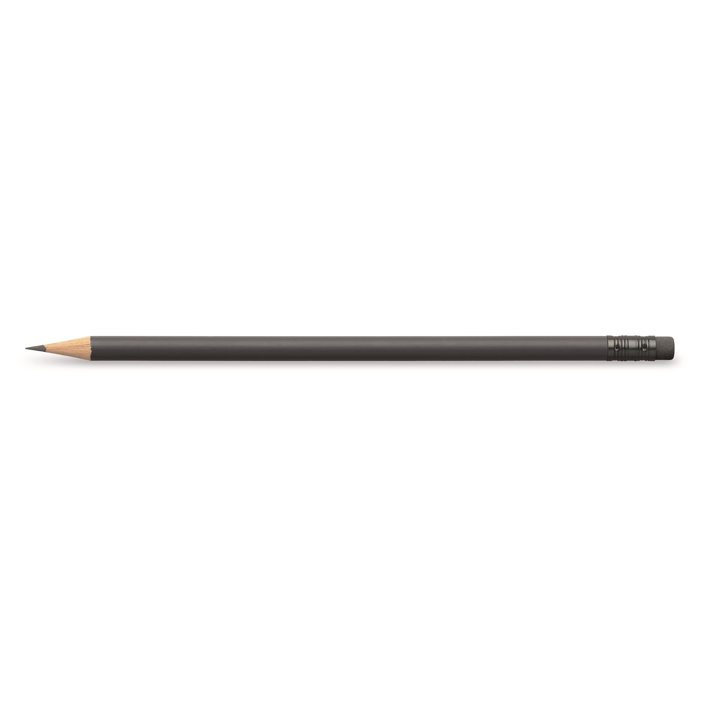 Bleistifte schwarz mit Radiertip Faber-Castell
