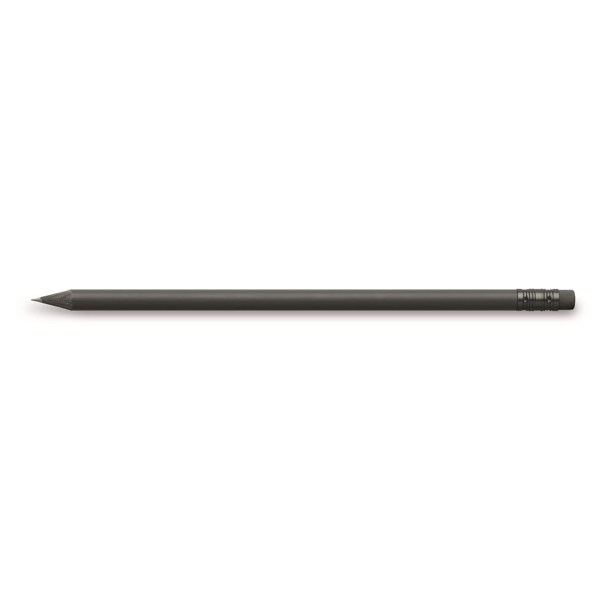 Design Bleistift mit Radiertip Schwarz Faber-Castell