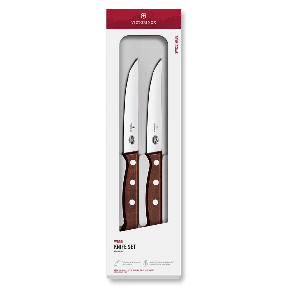 Victorinox - Wood Steakmesser-Set. 2-teilig