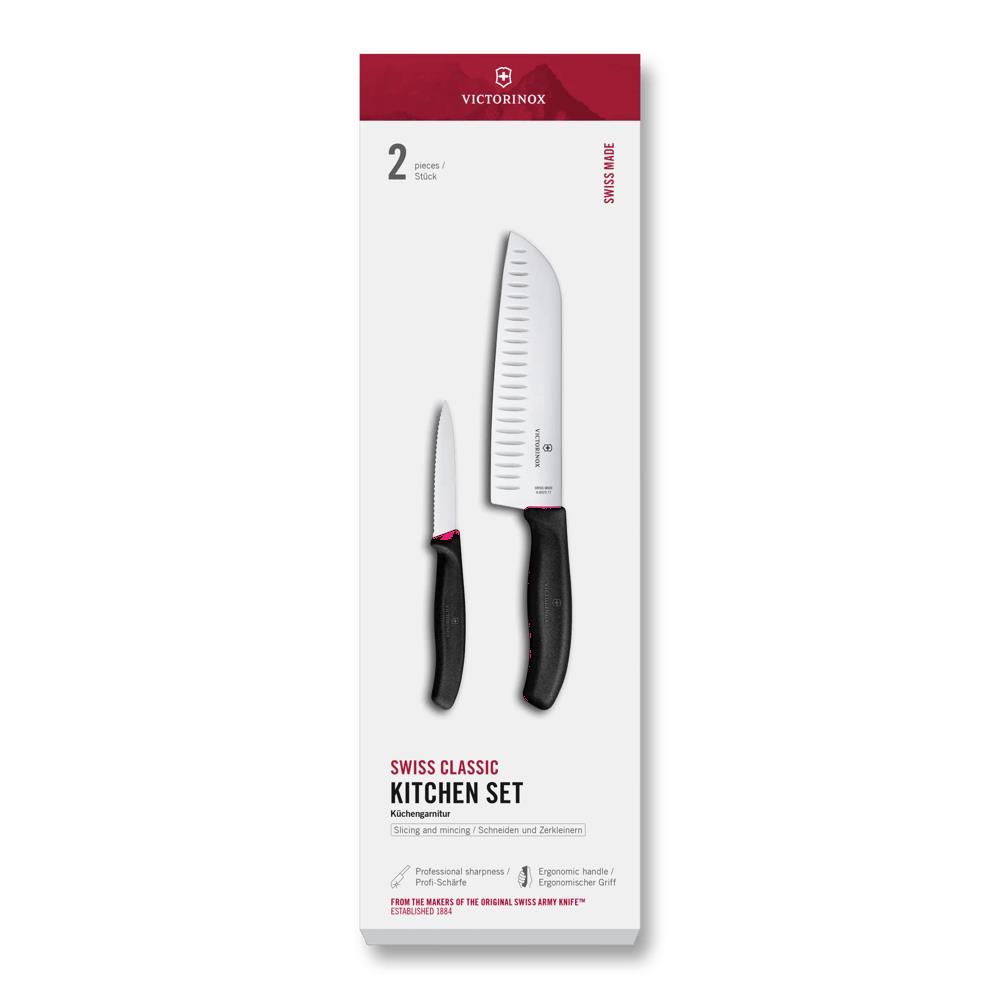 Swiss Classic, Küchen Set, 2tlg, schwarz, gift Box