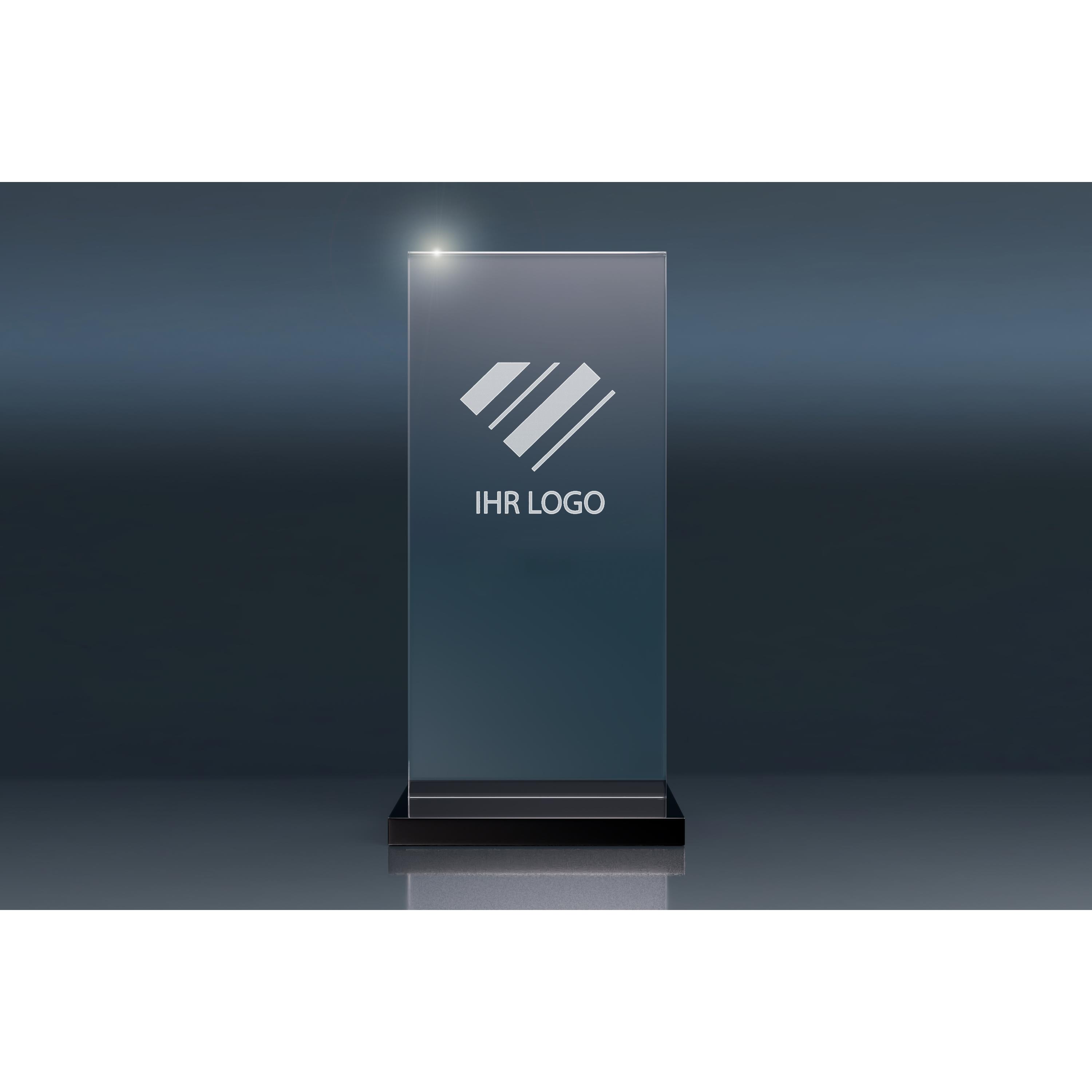 Crystal Trophy BLACK STAND (M)