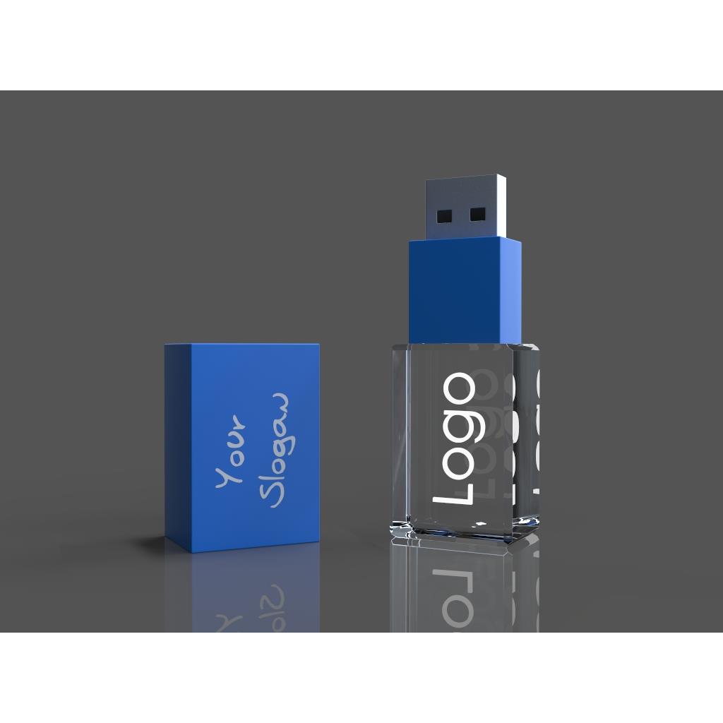 USB CRYSTAL 3D colour (2GB)