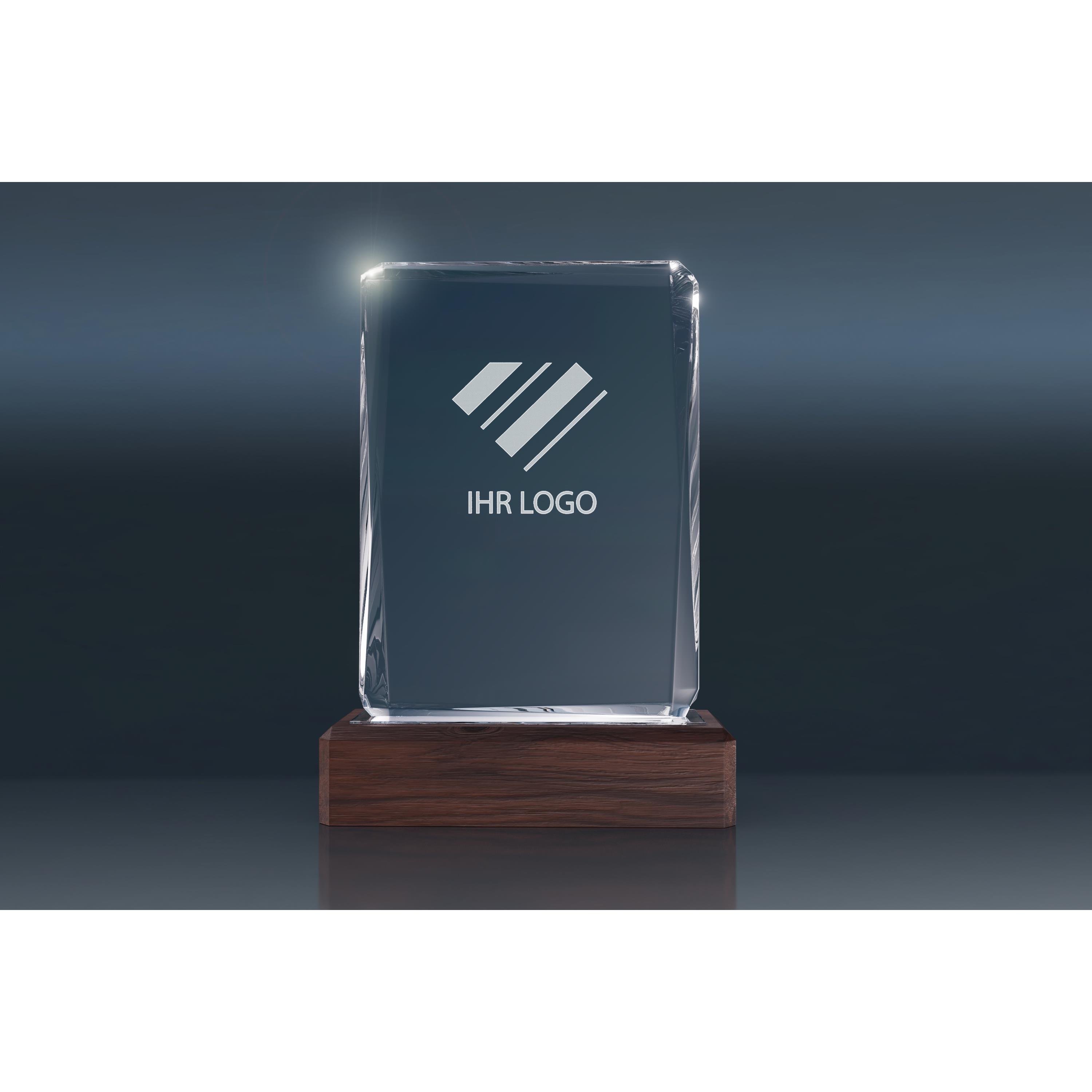 Crystal Trophy WOODEN FACETTE