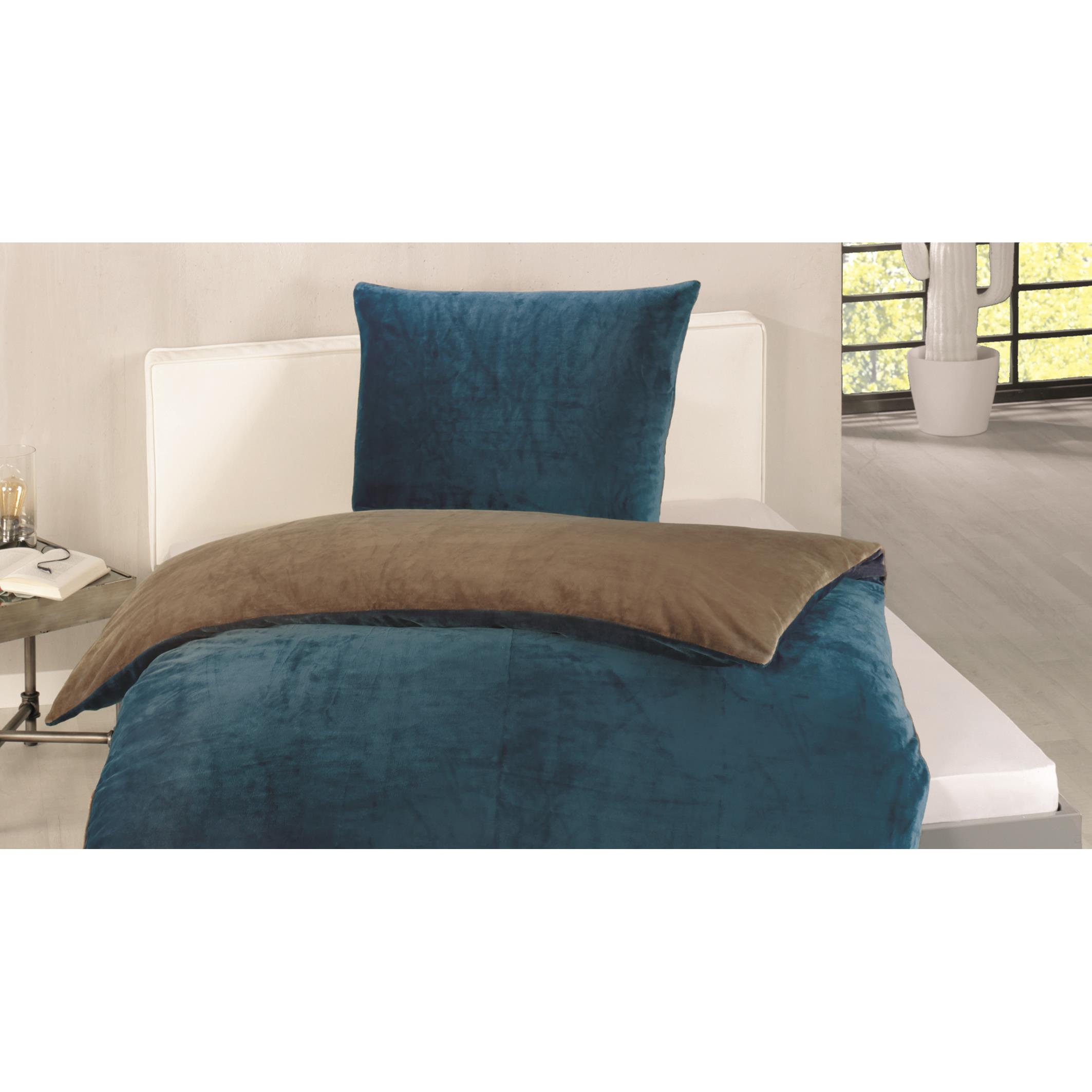blau/taupe