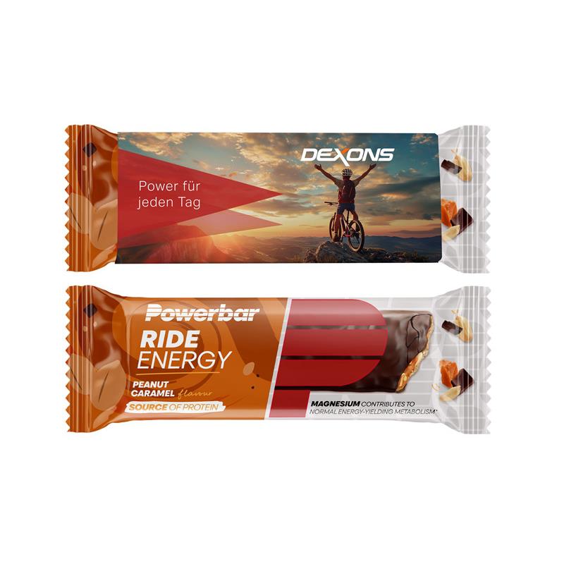 Powerbar im Werbeschuber - Ride Energy