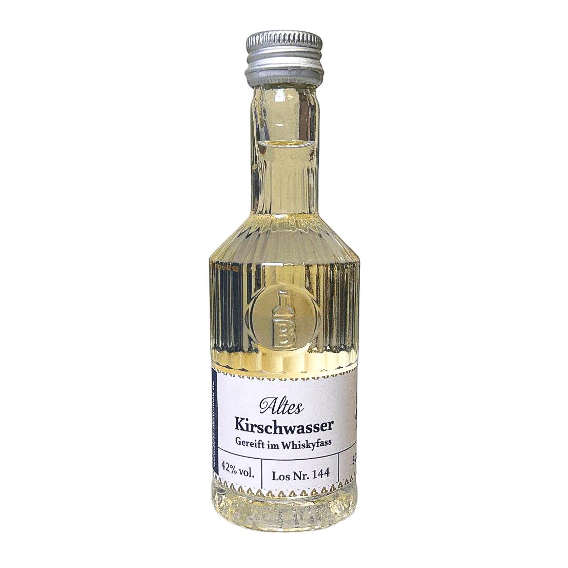 Altes Kirschwasser gereift im Whiskyfass 50 ml