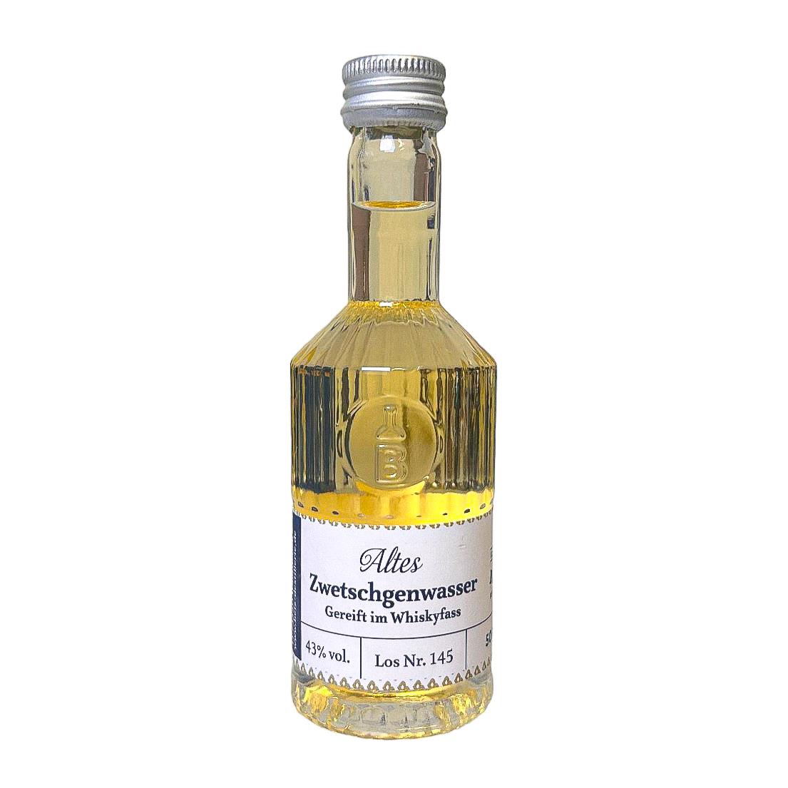 Altes Zwetschgenwasser gereift im Whiskyfass 50 ml