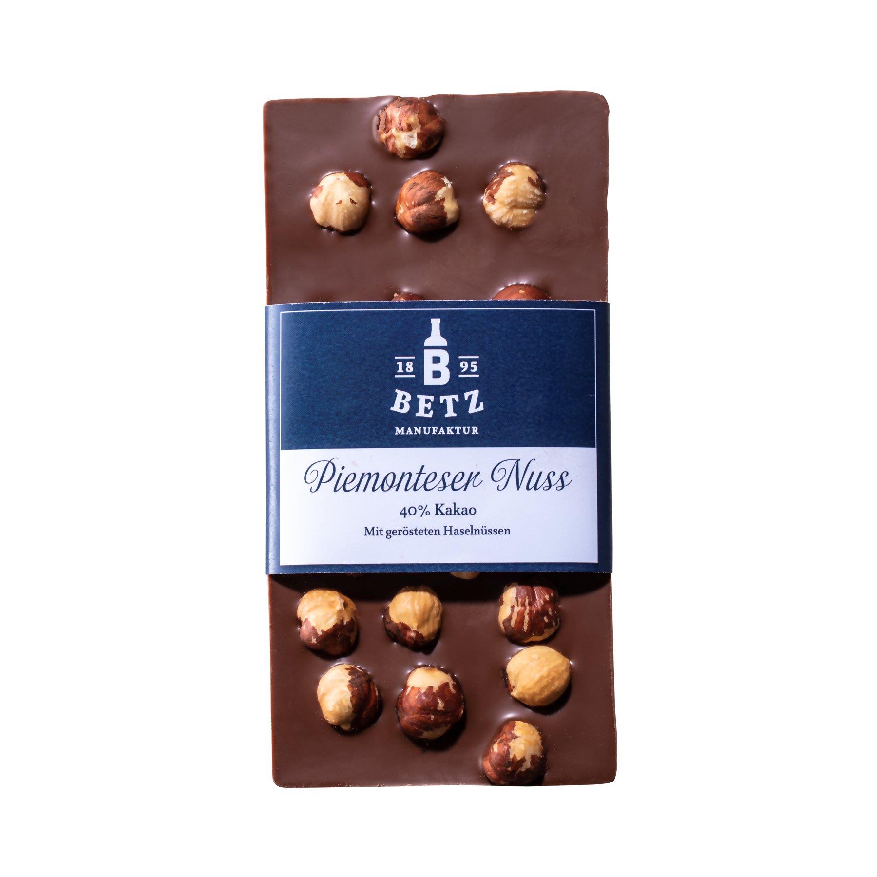 Schokolade ´Piemonteser Nuss´ 100 g, handgeschöpft