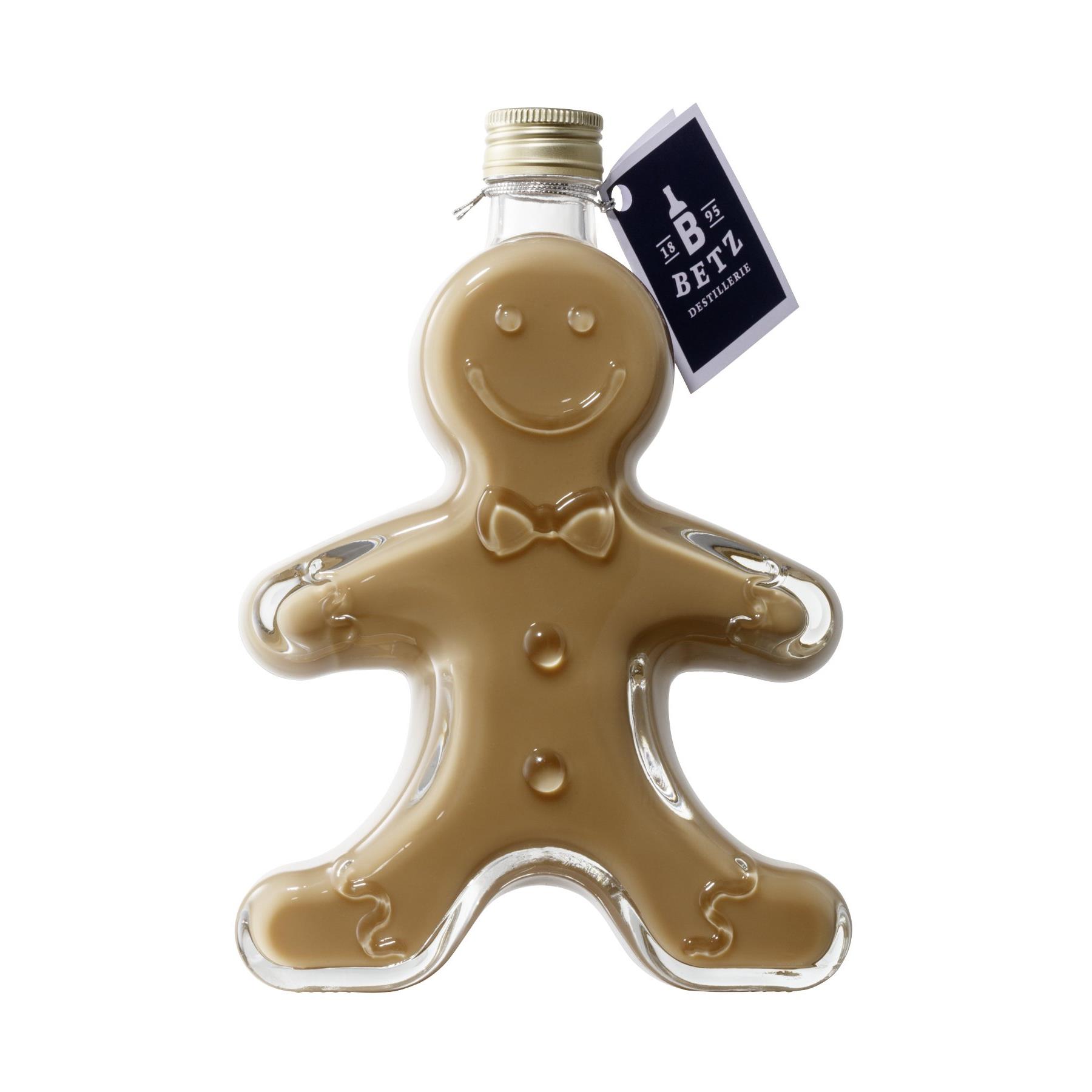 Lebkuchenmann 0,25 l mit Spekulatius-Sahne-Likör 15 % vol.