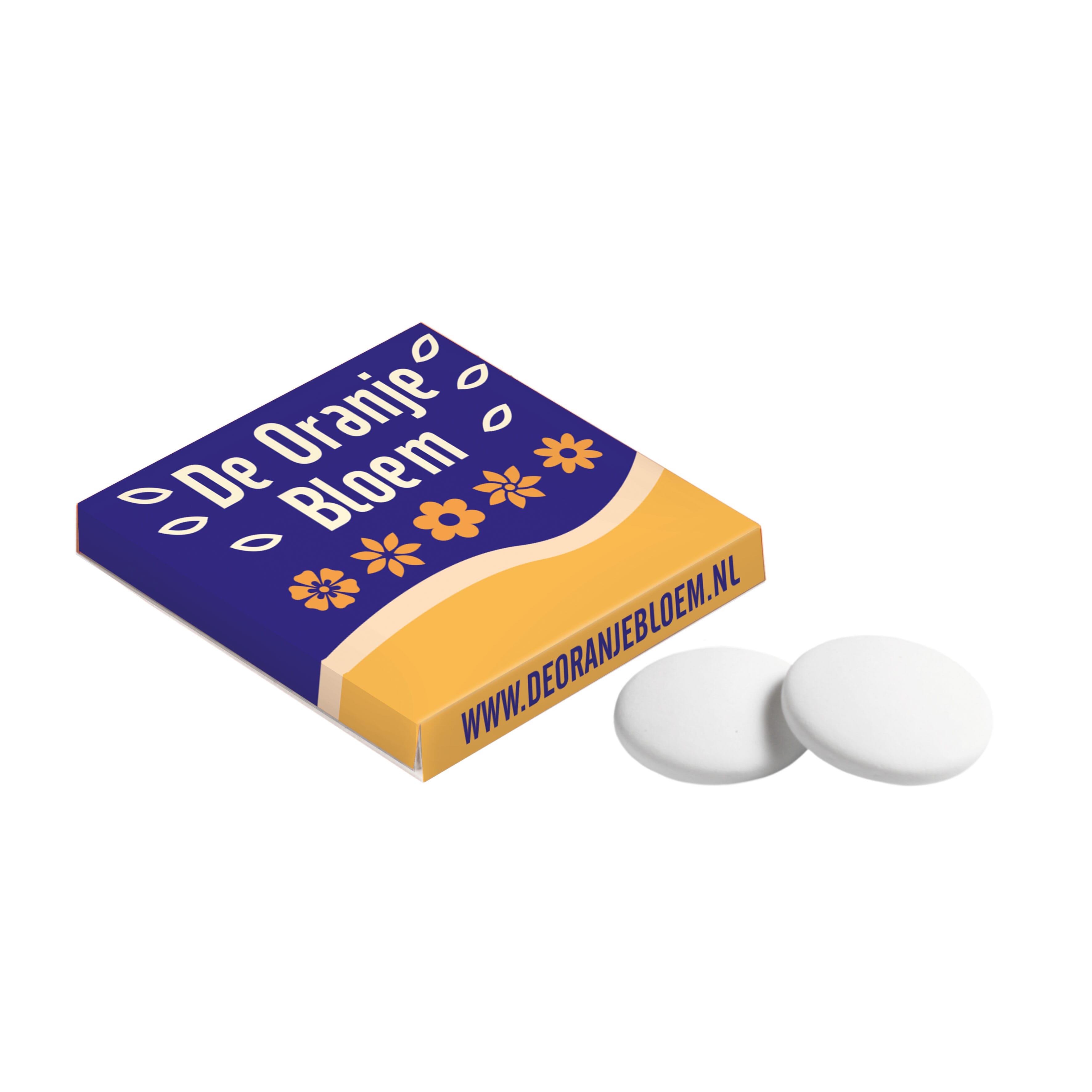 Viereckige Dose mit 4 Imperial Pfefferminz