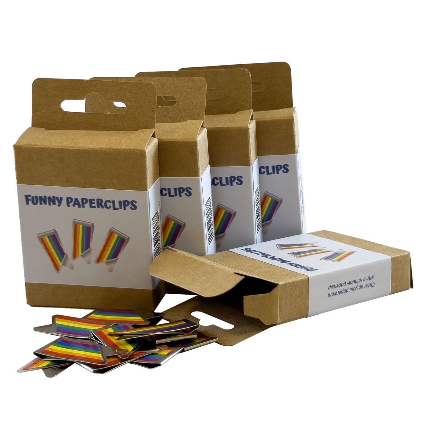 Regenbogen Büroklammer in Blisterverpackung