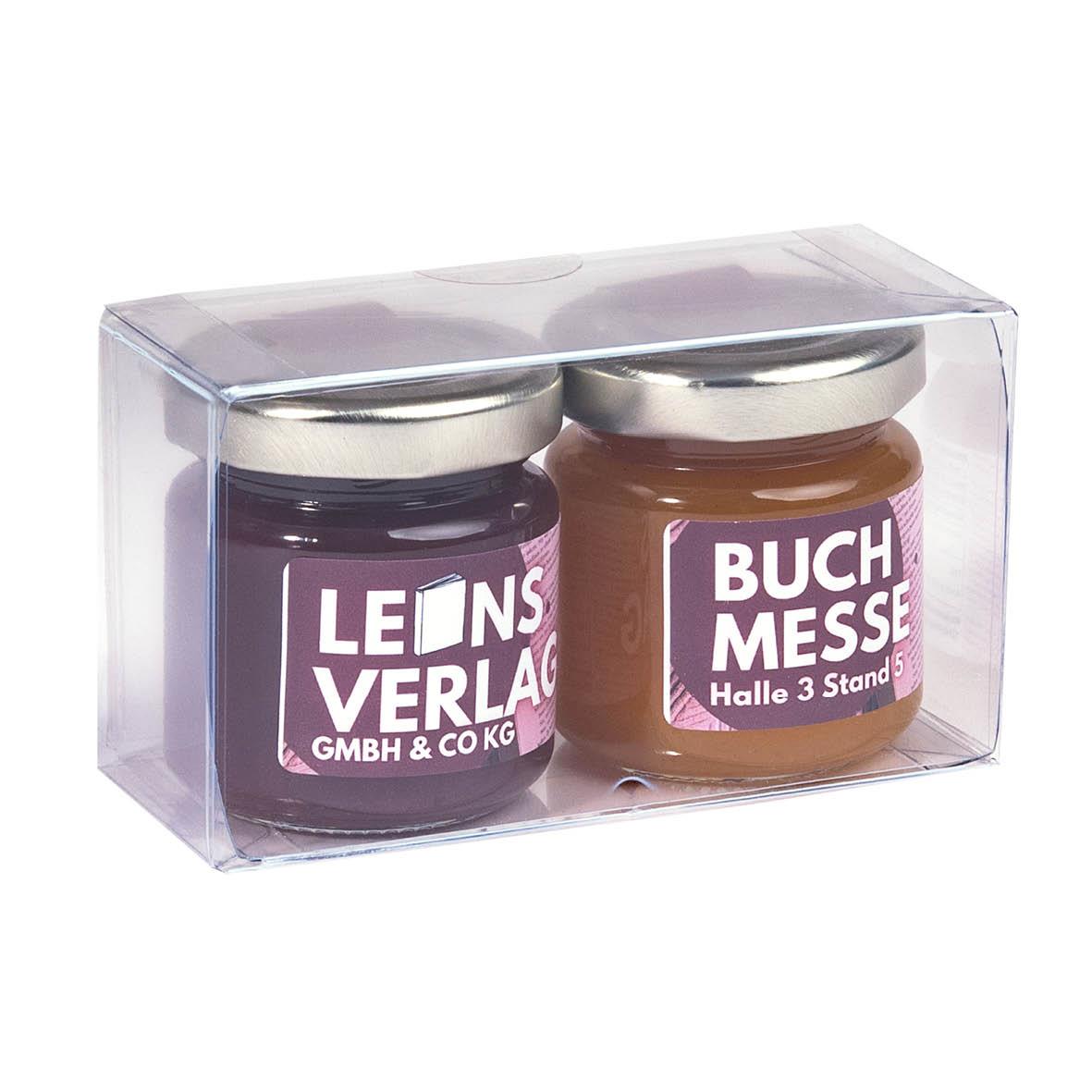 Mini Backofen Konfitüre 2er Set Klarsichtbox