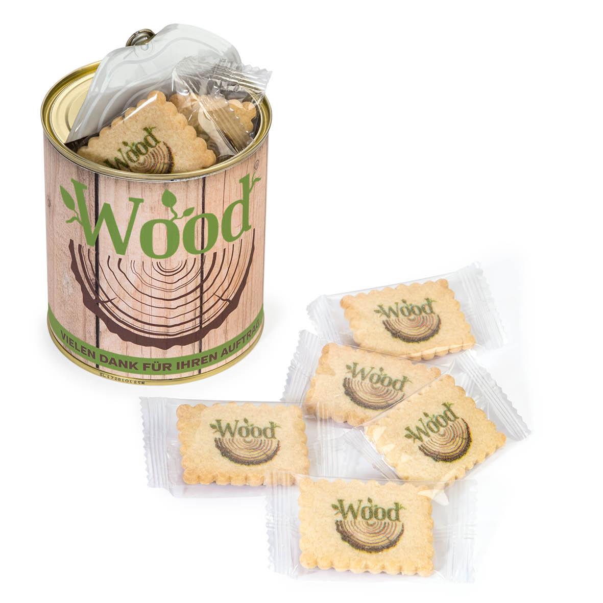 4-farbig bedruckter Vanille-Butterkeks