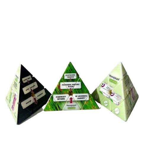 Zauberwürfel Pyramide 96x96x96 mm im Direktdruck